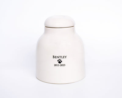 Personalized Pet Urn, for Dog or Cat  - Medium Size