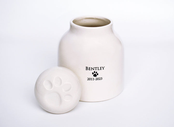 Personalized Pet Urn, for Dog or Cat  - Medium Size