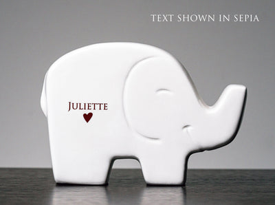 Personalized Modern Elephant Bank with Name