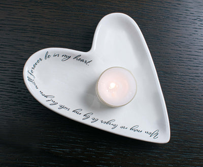Forever In My Heart - READY TO SHIP - Asymmetrical Heart Dish