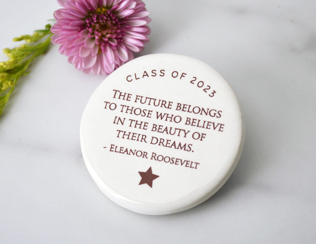 Class of 2024 Words of Encouragement Stone, Pocket Hug - Graduation Gift  - READY TO SHIP