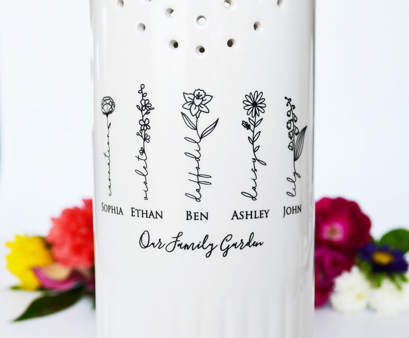 Personalized Garden of Love Watering Can - Our Family Garden