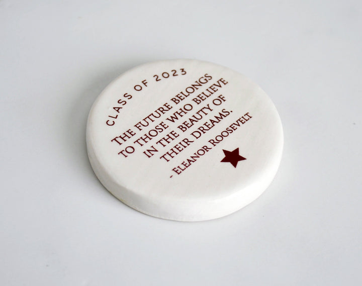 Class of 2025 Words of Encouragement Stone, Pocket Hug - Graduation Gift - READY TO SHIP