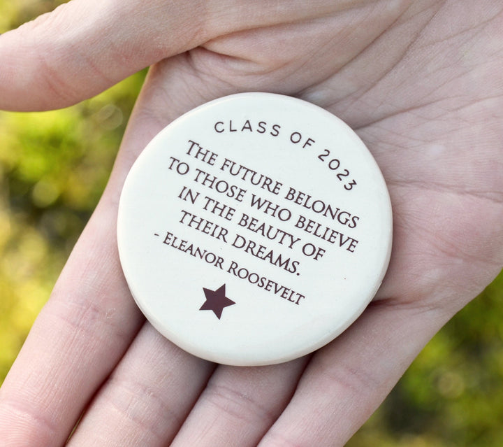 Class of 2024 Words of Encouragement Stone, Pocket Hug - Graduation Gift  - READY TO SHIP