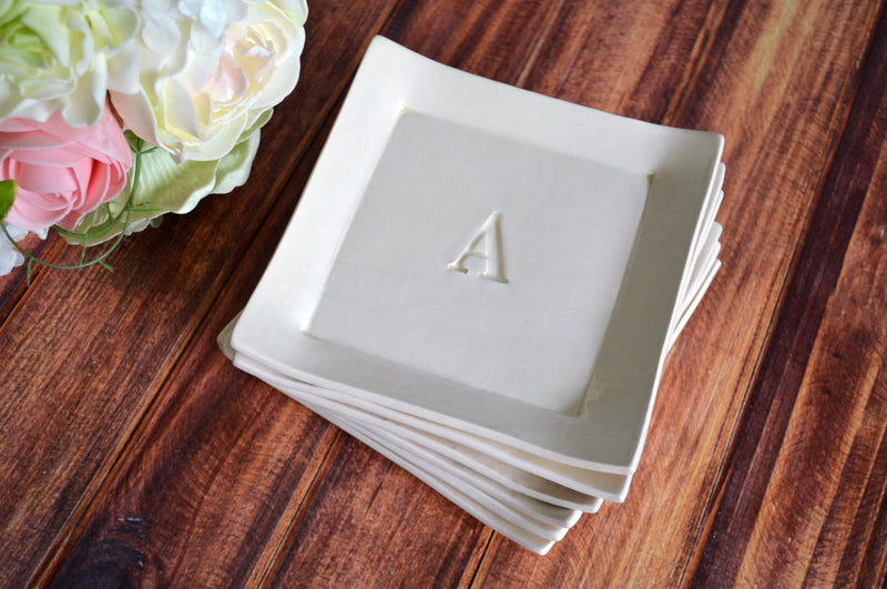 Personalized Appetizer Plates - Set of 6