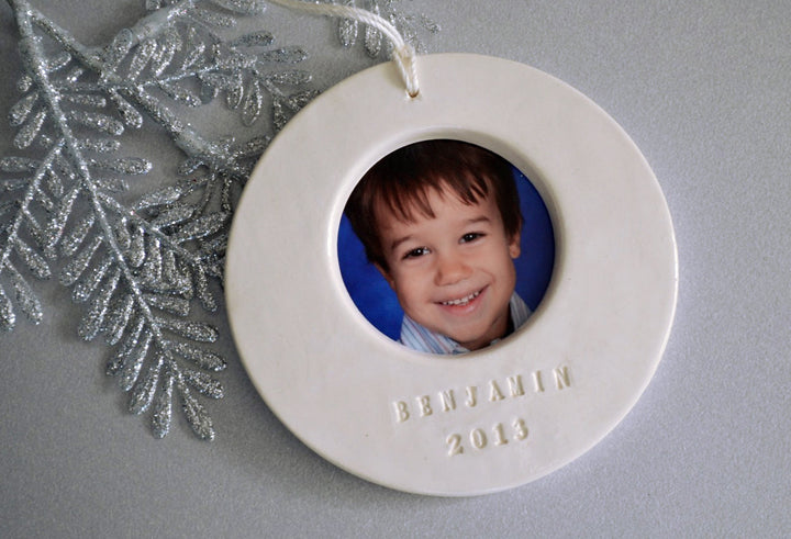 Personalized Picture Frame Christmas Ornament 2024