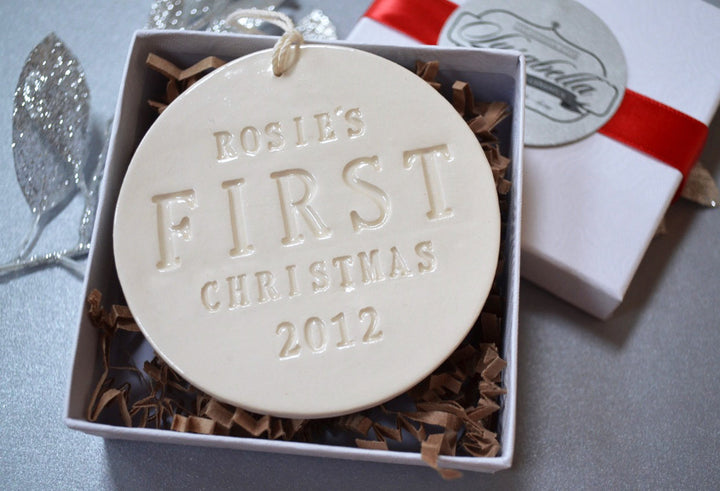 Personalized Baby's First Christmas Ornament