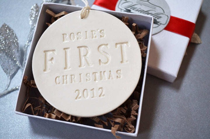 Personalized Baby's First Christmas Ornament