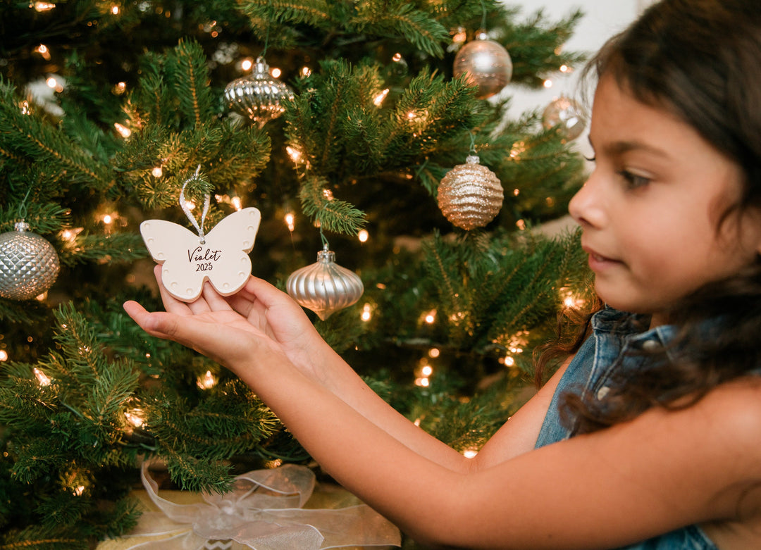 Butterfly Ornament, Personalized Ornament 2024