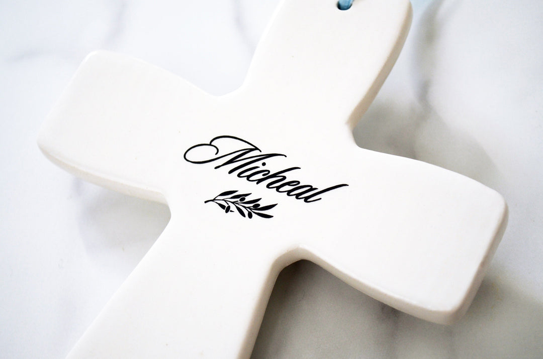 Personalized Baptism Gift, Wall Cross, First Communion Gift or Confirmation Gift