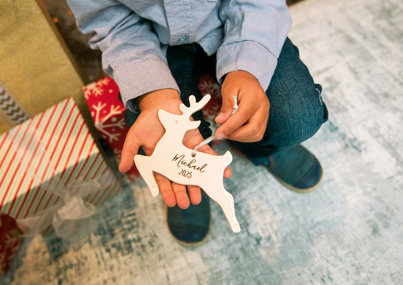 Reindeer Ornament, Personalized Baby&