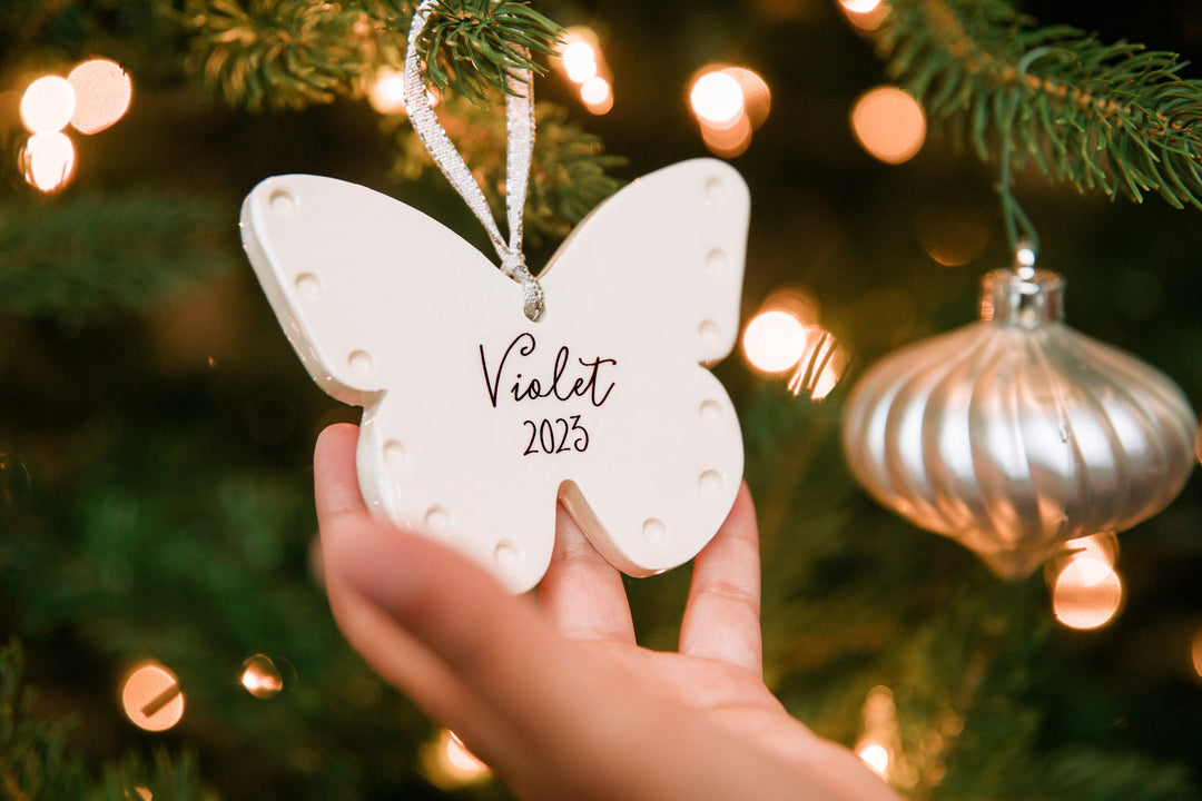 Butterfly Ornament, Personalized Ornament 2024