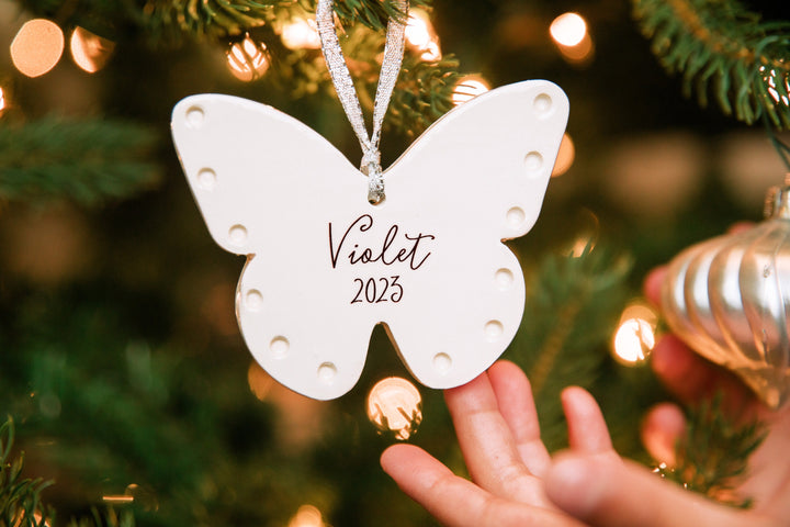 Butterfly Ornament, Personalized Ornament 2024