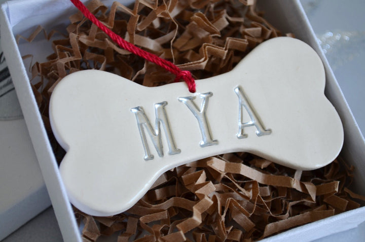 Personalized Dog Christmas Ornament with Name