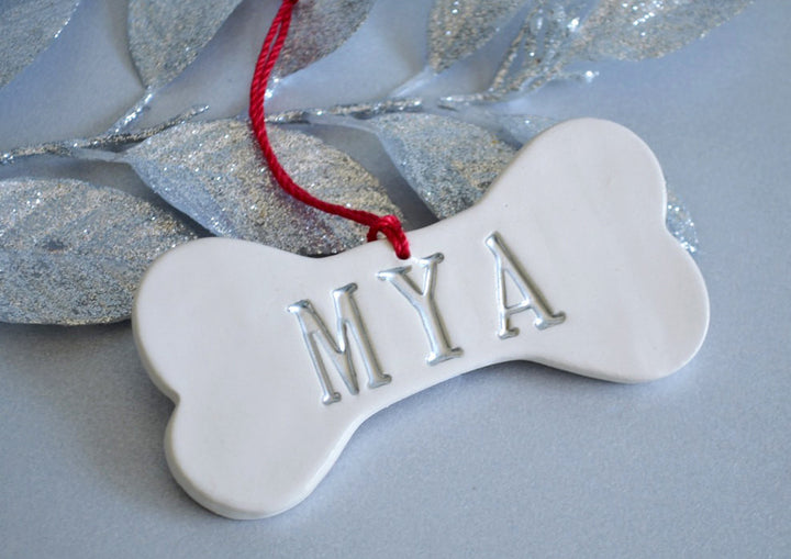 Personalized Dog Christmas Ornament with Name