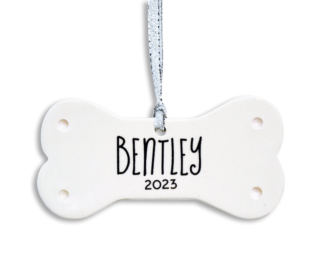 Personalized Dog Christmas Ornament - Custom Ornament with Name