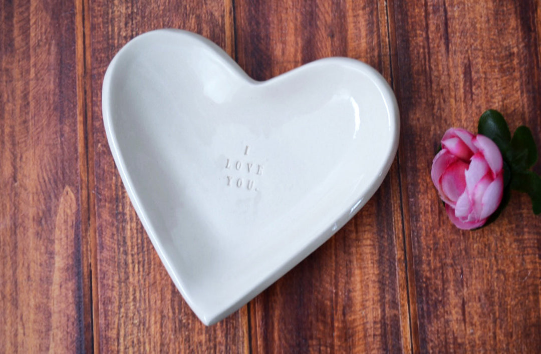 I Love You - Heart Bowl - READY TO SHIP