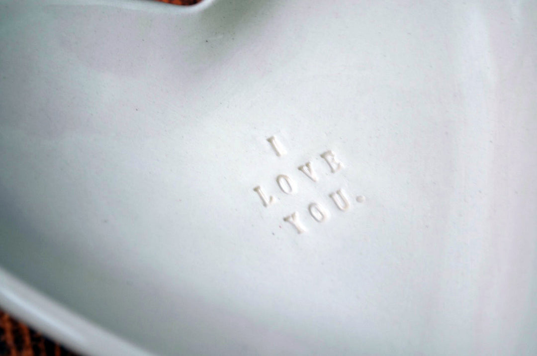 I Love You - Heart Bowl - READY TO SHIP