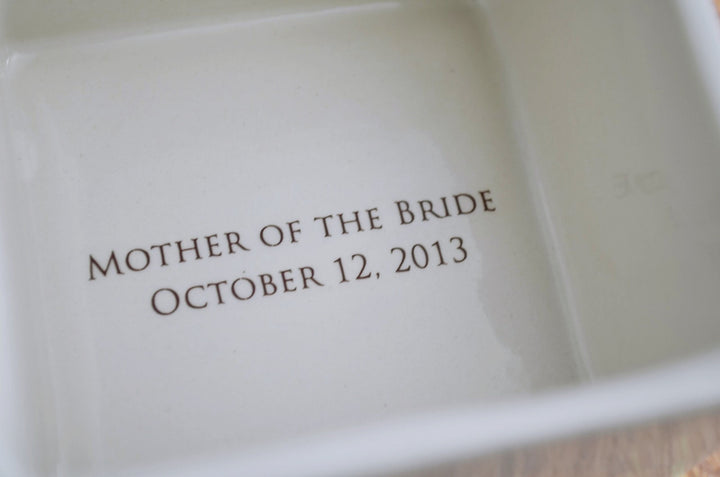 Unique Mother of the Bride Gift - Deep Square Keepsake Box