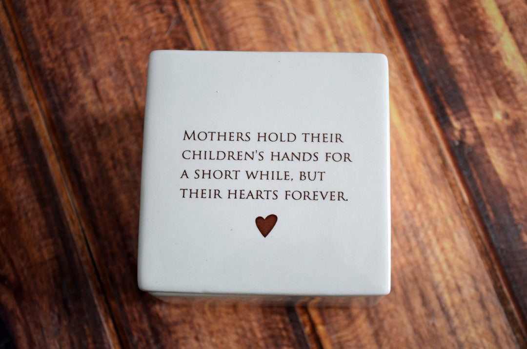 Unique Mother of the Bride Gift - Deep Square Keepsake Box