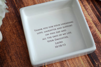 The Love Between a Mother and Daughter is Forever - Square Keepsake Box With Custom Text