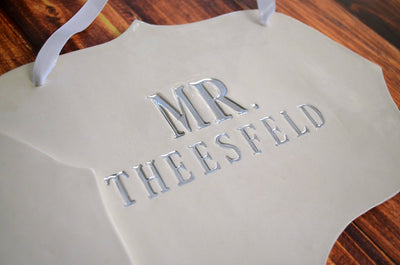 Personalized Large Mr. and Mrs. Wedding Sign Sets with Last Name - Photo Prop or Sign to Carry Down the Aisle