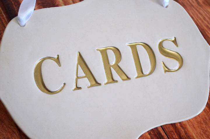 Cards Sign for Wedding Card Box - READY TO SHIP - Available in different colors