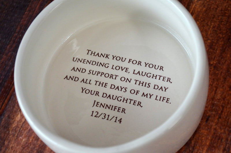 The Love Between a Mother and Daughter is Forever - Add Custom Text - Round Keepsake Box