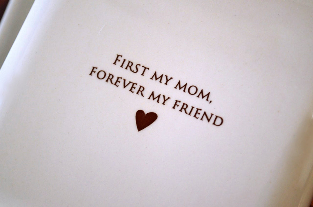 Unique Mother of the Bride Gift - First My Mom, Forever My Friend- Square Keepsake Box