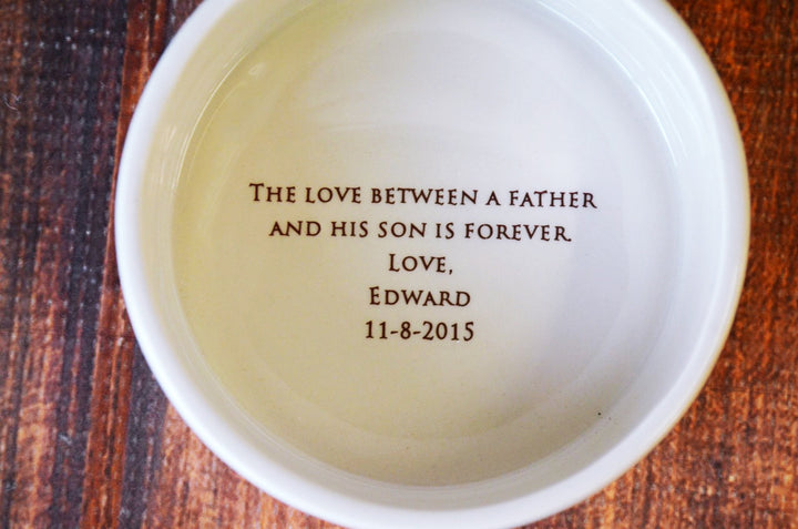 Today a Groom, Tomorrow a Husband, Forever Your Son - Round Keepsake Box