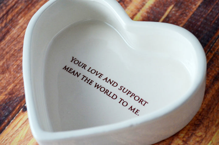 Mothers Hold Their Children's Hands for a Short While - Mom Gift - Heart Keepsake Box - ADD CUSTOM TEXT