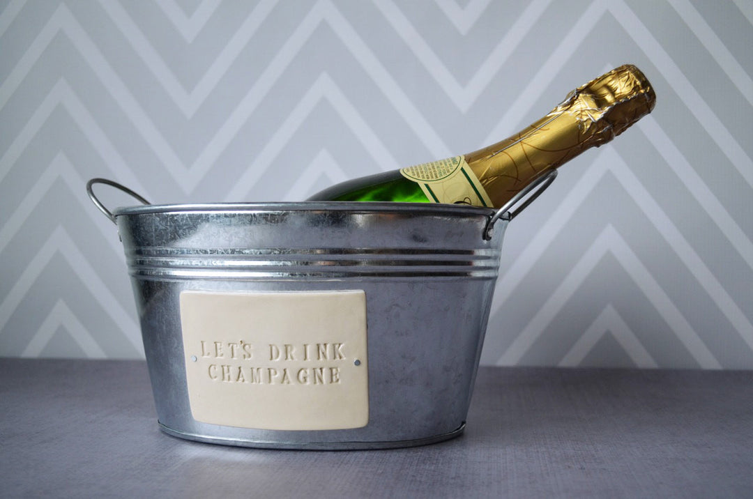 Let's Drink Champagne - Champagne Bucket - Wedding Gift