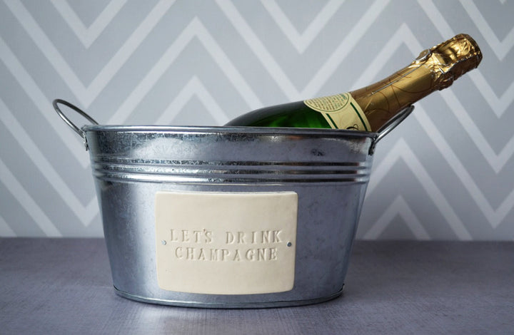 Let's Drink Champagne - Champagne Bucket - Wedding Gift