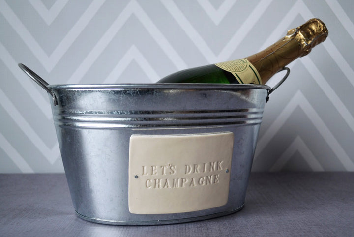 Let's Drink Champagne - Champagne Bucket - Wedding Gift