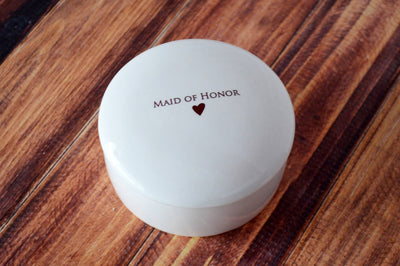 Maid of Honor Gift - Personalized Keepsake Box