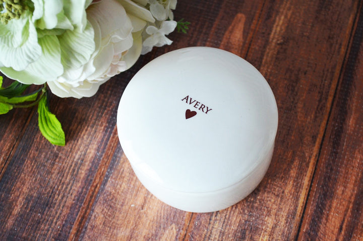 Graduation Gift - Personalized  Round Keepsake Box