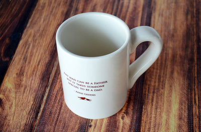 Unique Fathers Day Gift - Jumbo Coffee Mug - READY TO SHIP - Any Man Can Be a Father but it Takes Someone Special to be a Dad