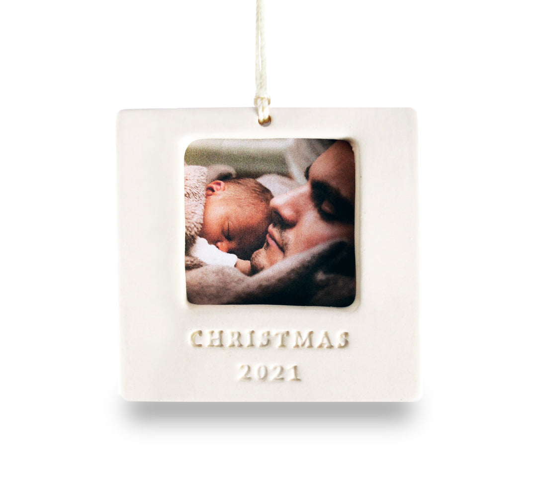 First Christmas Ornament 2021 - READY TO SHIP - Picture Frame