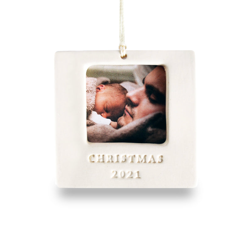 First Christmas Ornament 2021 - READY TO SHIP - Picture Frame