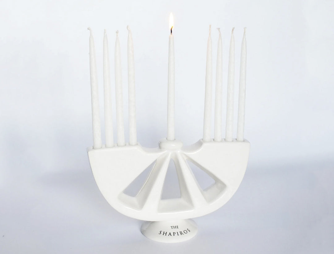 Personalized Menorah for Hanukkah, Menorah Chanukah with Candles