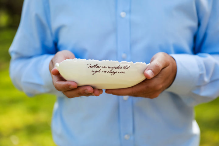 Sympathy Gift, Feather Sympathy Gift - Feathers Are Reminders That Angels Are Always Near